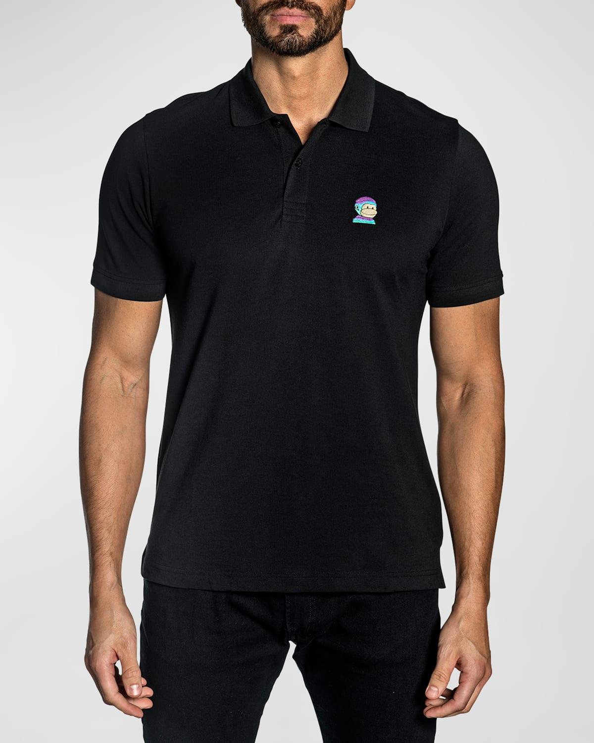 Mens NFT Embroidered Pima Cotton Polo Shirt Product Image