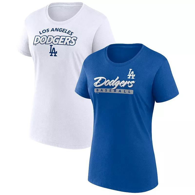 Women's Fanatics Branded  Brown/White Cleveland Browns Risk Two-Pack T-Shirt Set, Size: XS Product Image