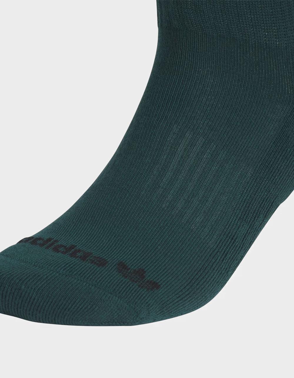 ADIDAS Originals Trefoil 2.0 3 Pack Crew Socks - GREEN COMBO Product Image