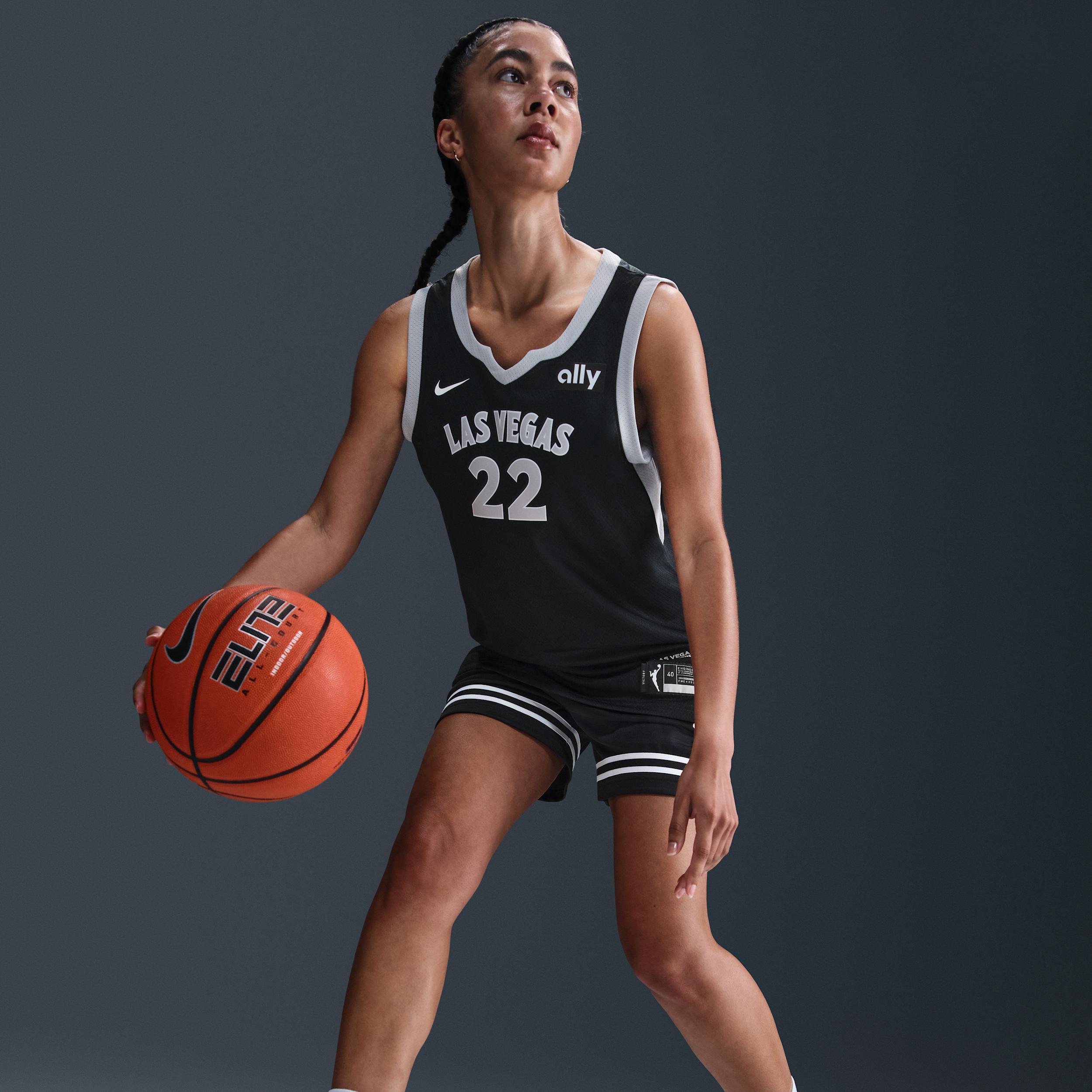 Unisex Nike A'ja Wilson Black Las Vegas Aces Explorer Edition Player Jersey, Adult Unisex, Size: Small, Wnb Black Product Image