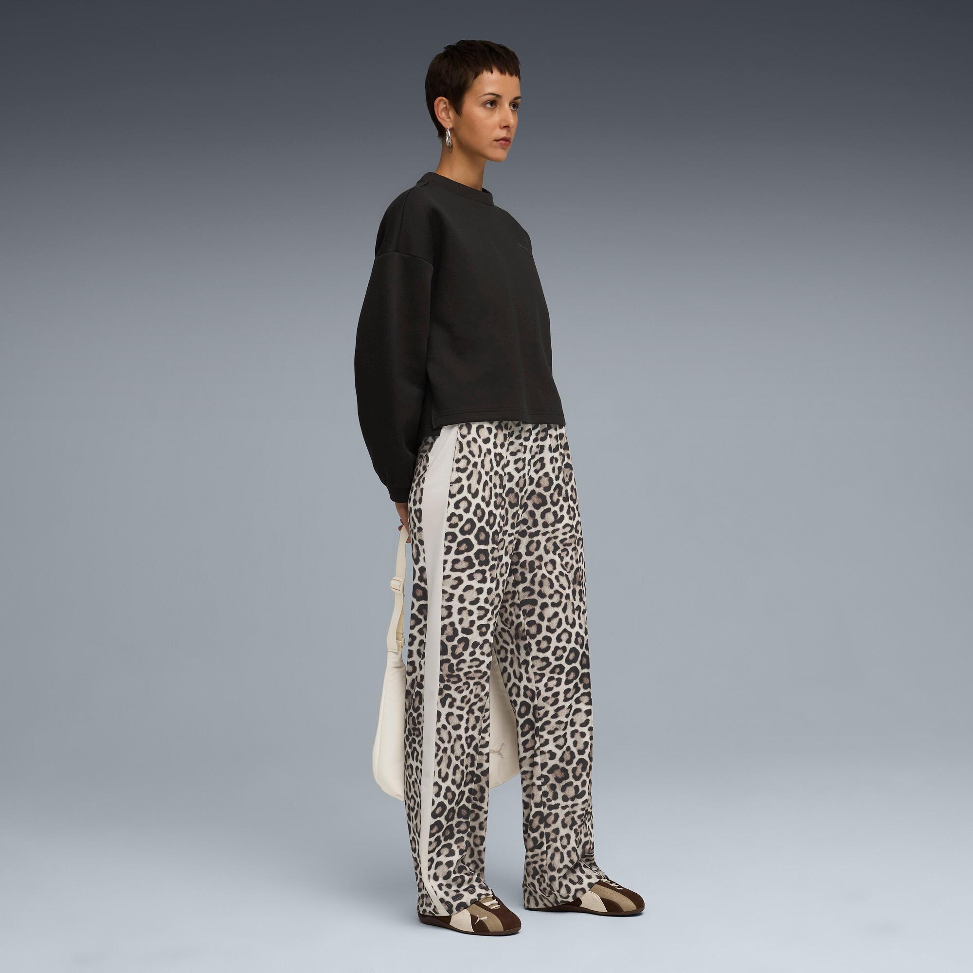 T7 LEO LUXE Women's All-Over Print Straight Pants Product Image