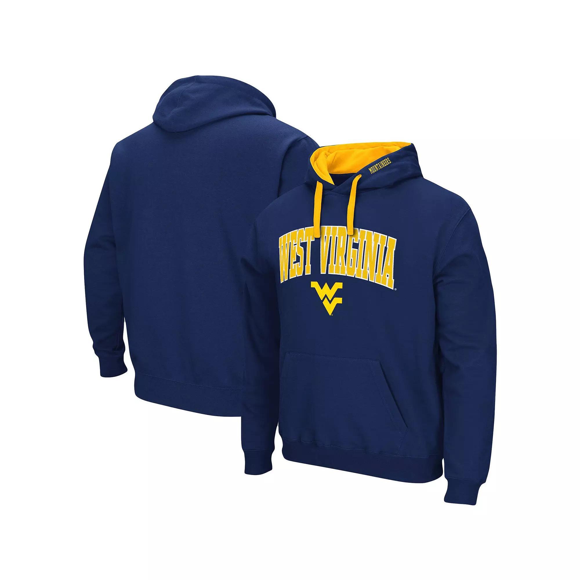 Men's Colosseum Red Wisconsin Badgers Big & Tall Arch & Logo 2.0 Pullover Hoodie, Size: 2XB Product Image