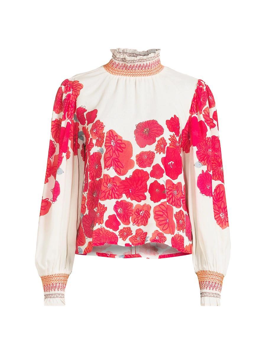 Womens Placement Poppy Blouse Product Image