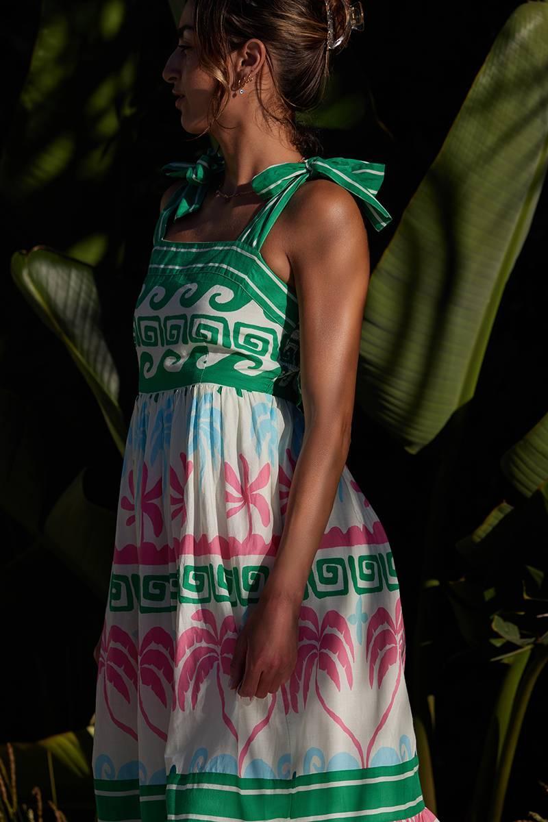 Cami Dress Tropical Palm Product Image