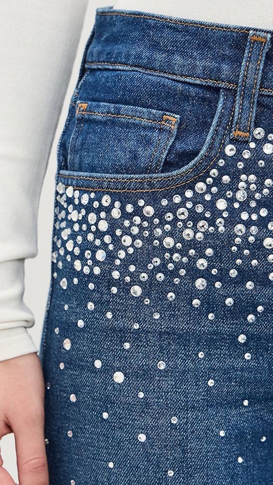Joe's Jeans The Margot Slim Jeans with Crystals | Shopbop Product Image