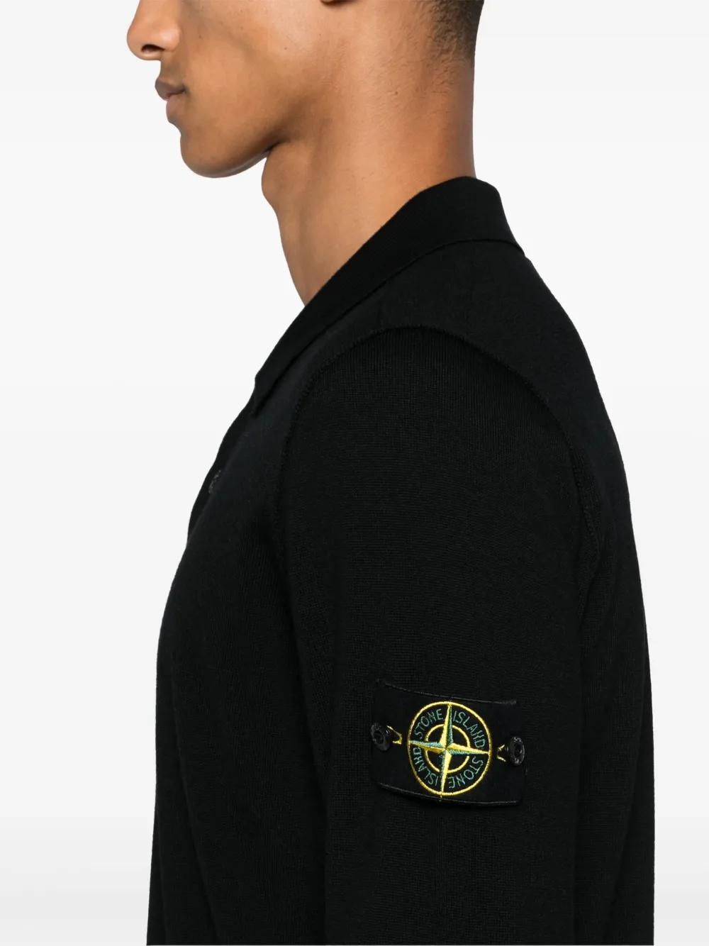 Compass-badge polo shirt Product Image
