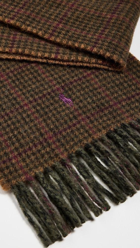 Polo Ralph Lauren Double Face Menswear Scarf | Shopbop Product Image