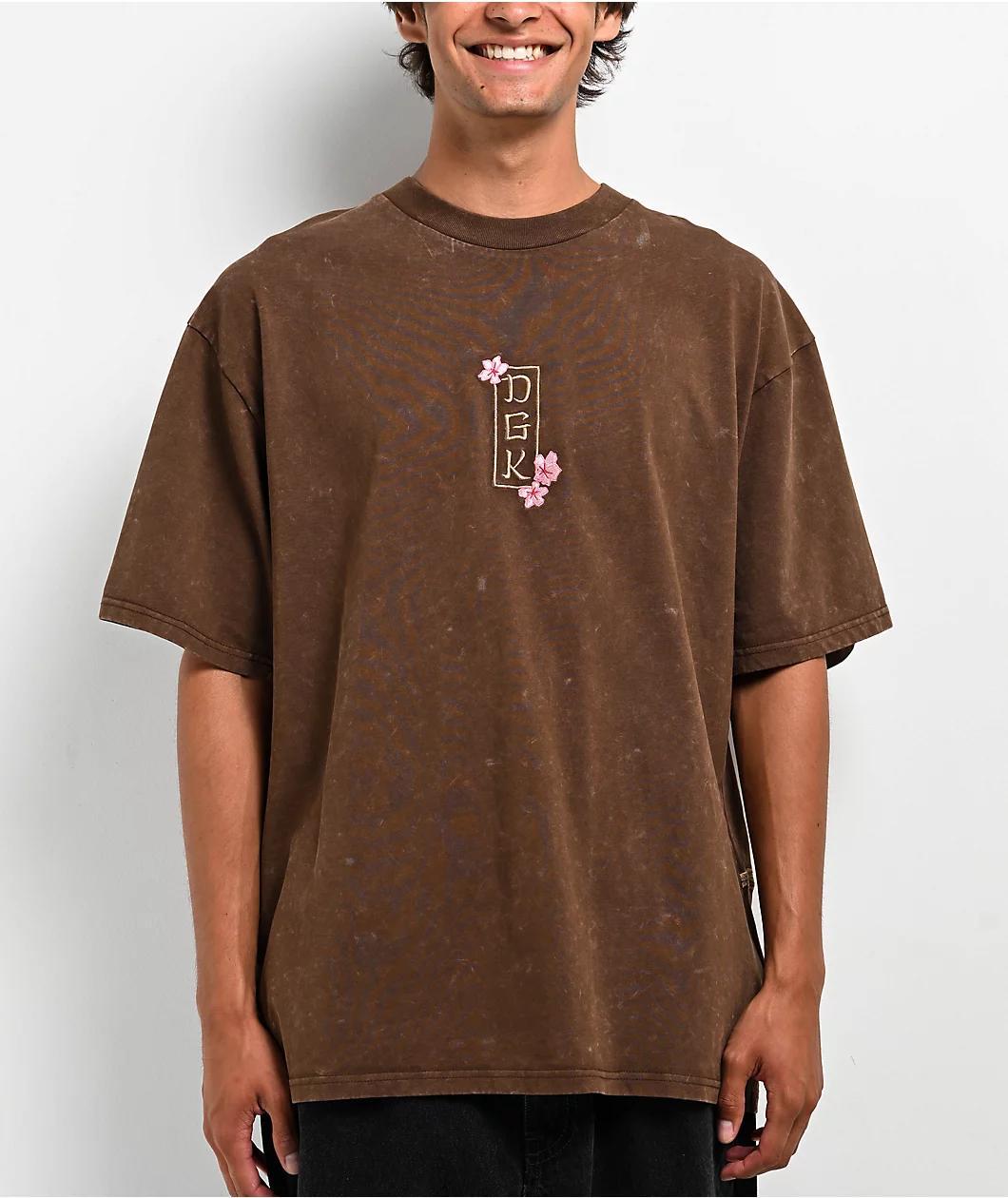 DGK Eternity Brown Wash T-Shirt Product Image