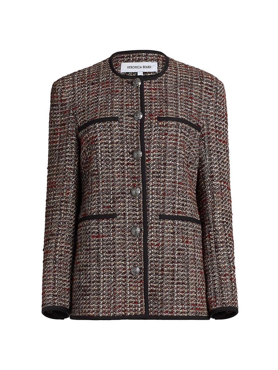 Womens Watkins Cotton-Blend Single-Breasted Dickey Jacket Product Image