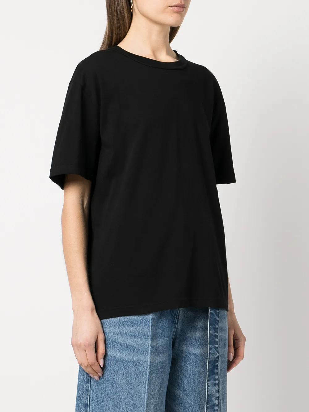 rubberised logo cotton T-shirt Product Image