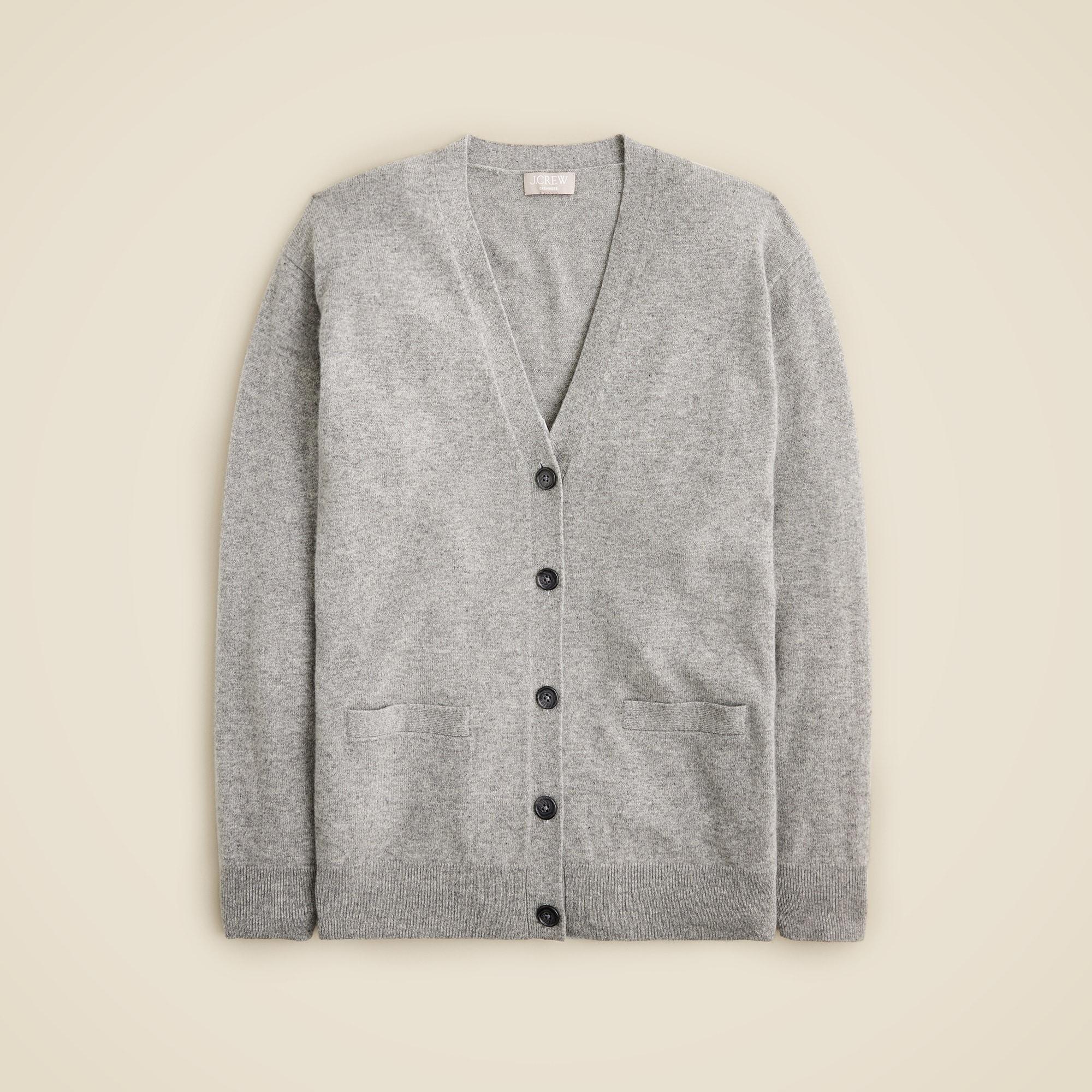 Cashmere relaxed cardigan sweater Product Image