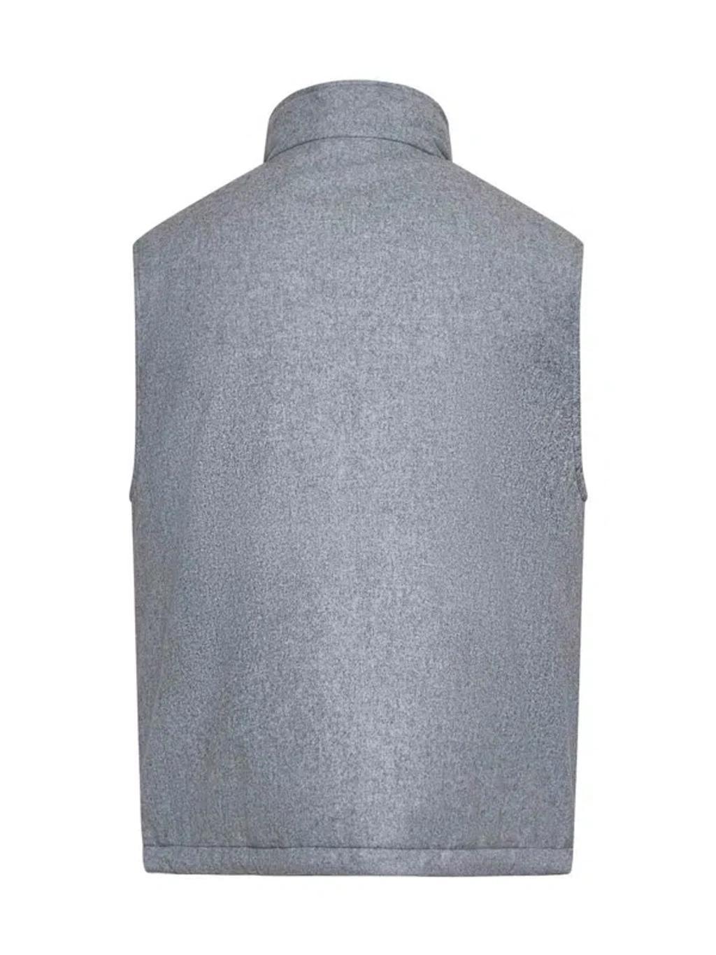 BRUNELLO CUCINELLI Down Jacket In Light Grey Product Image