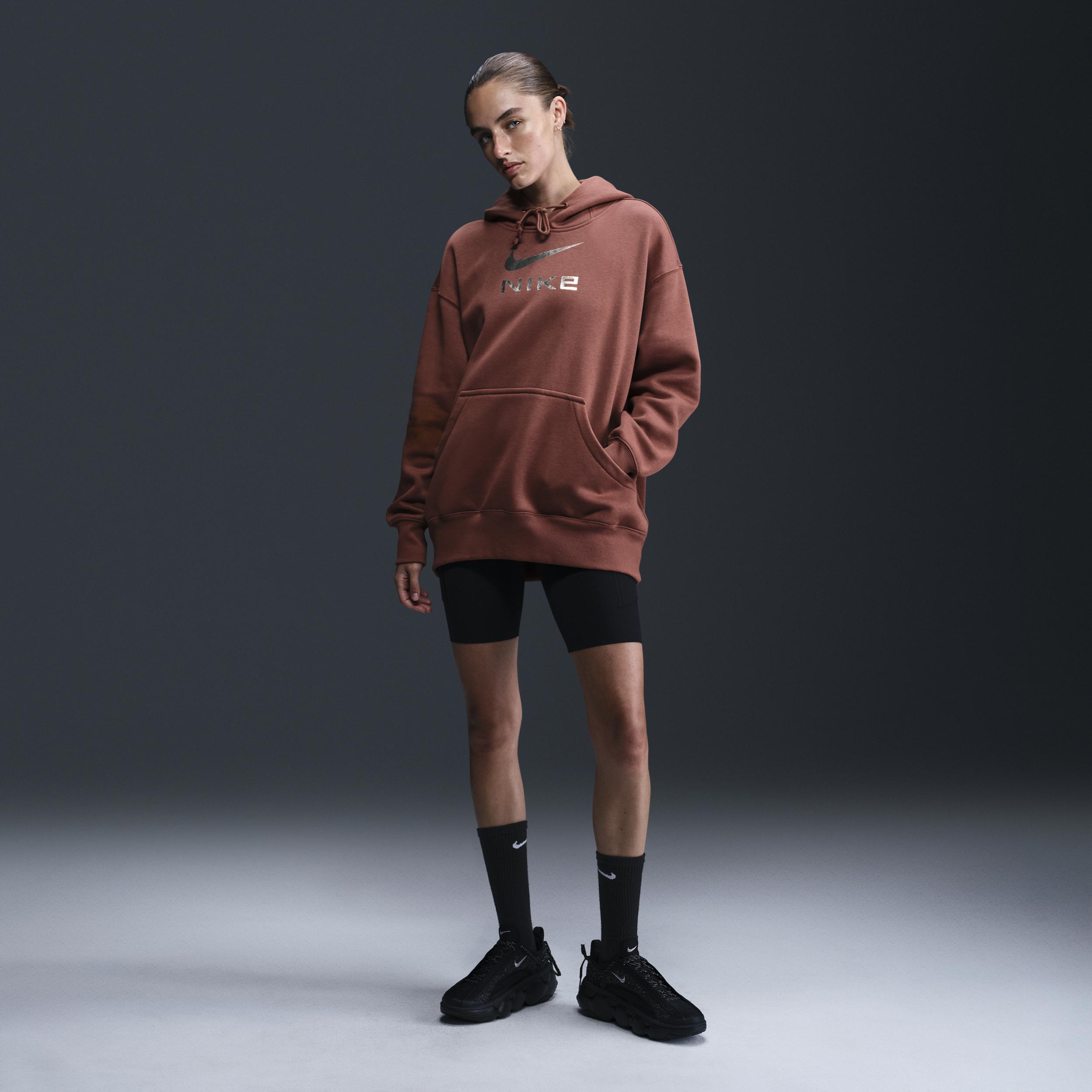 Women's Nike Sportswear Phoenix Fleece Oversized Pullover Graphic Hoodie Product Image