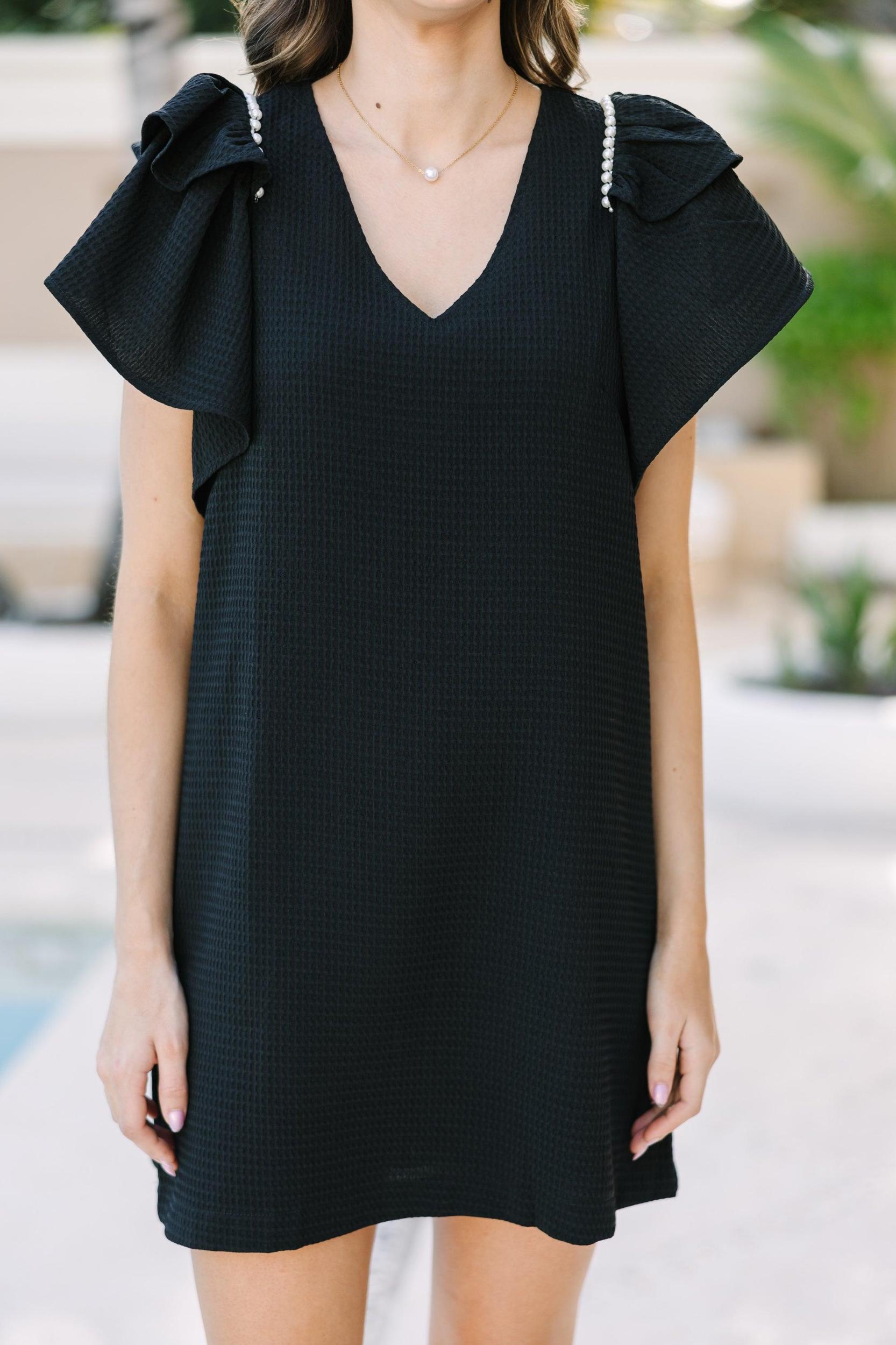 All Together Now Black Dress Female Product Image