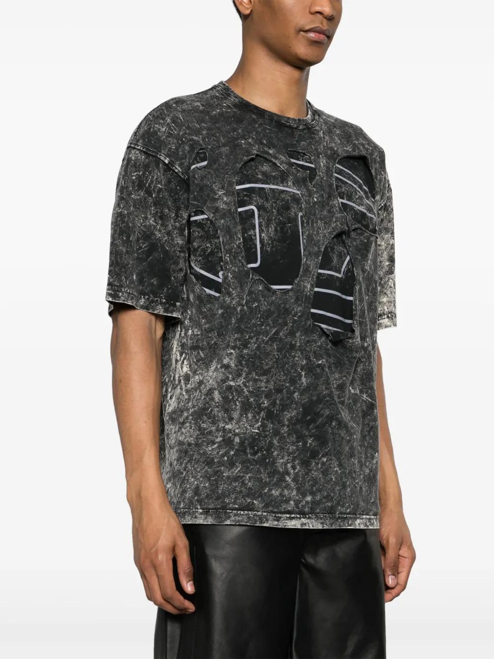 T-Boxt Peeloval cotton T-shirt Product Image