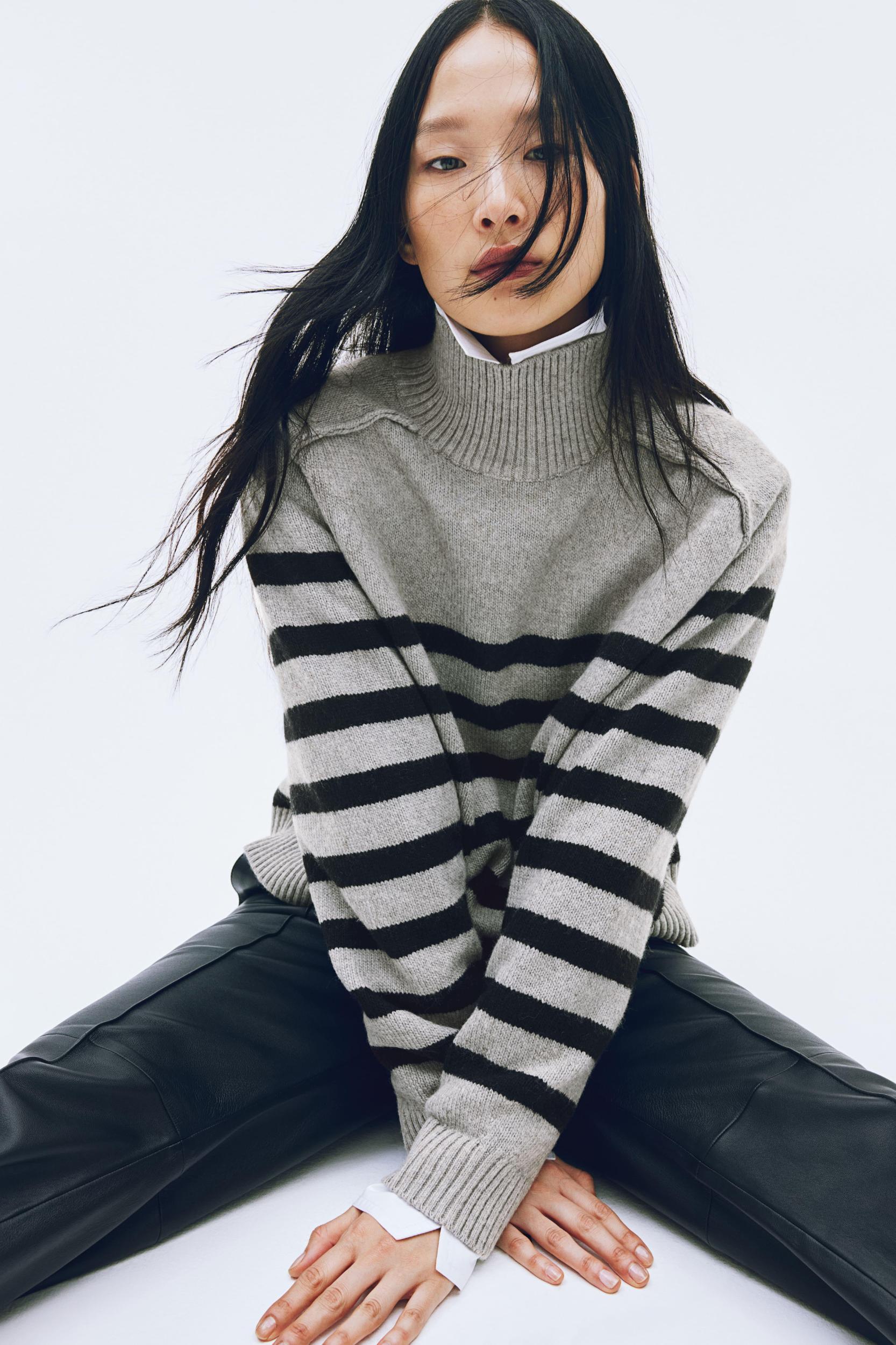 Mock Turtleneck Sweater Product Image