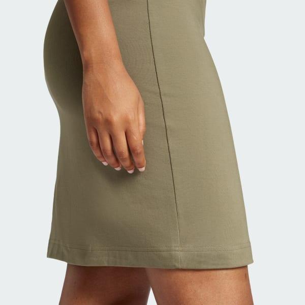 adidas Future Icons Small Logo Dress Olive Strata XS Womens Product Image