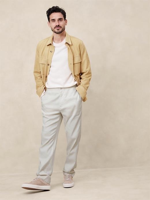 Italian Linen-Cotton Pull-On Pant Product Image