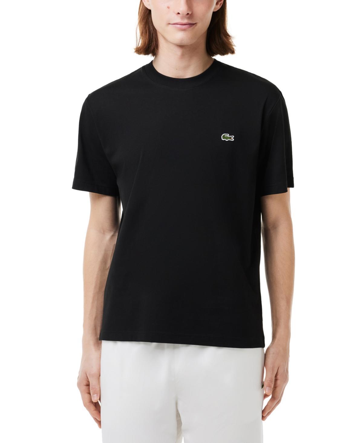 Lacoste Mens Classic Fit Short Sleeve Crewneck Logo T-Shirt Product Image
