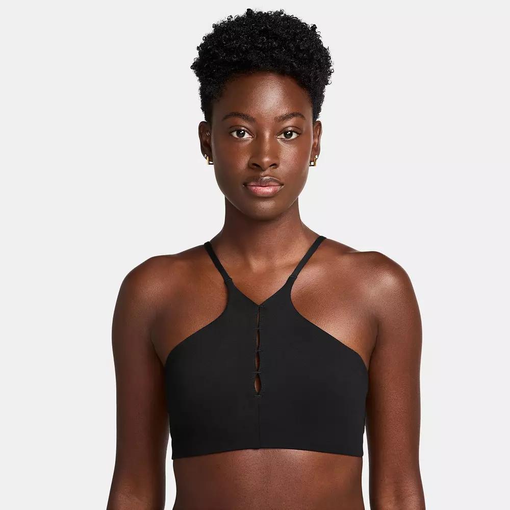 Nike Women's One Keyhole Light-Support Padded High-Neck Sports Bra Product Image