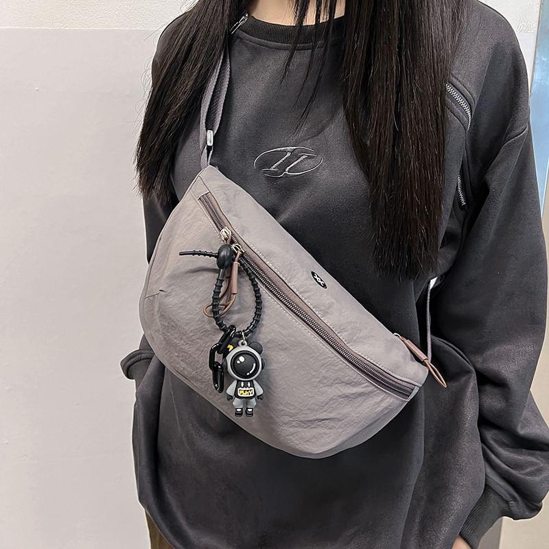 Plain Nylon Belt Bag / Bag Charm / Set Product Image