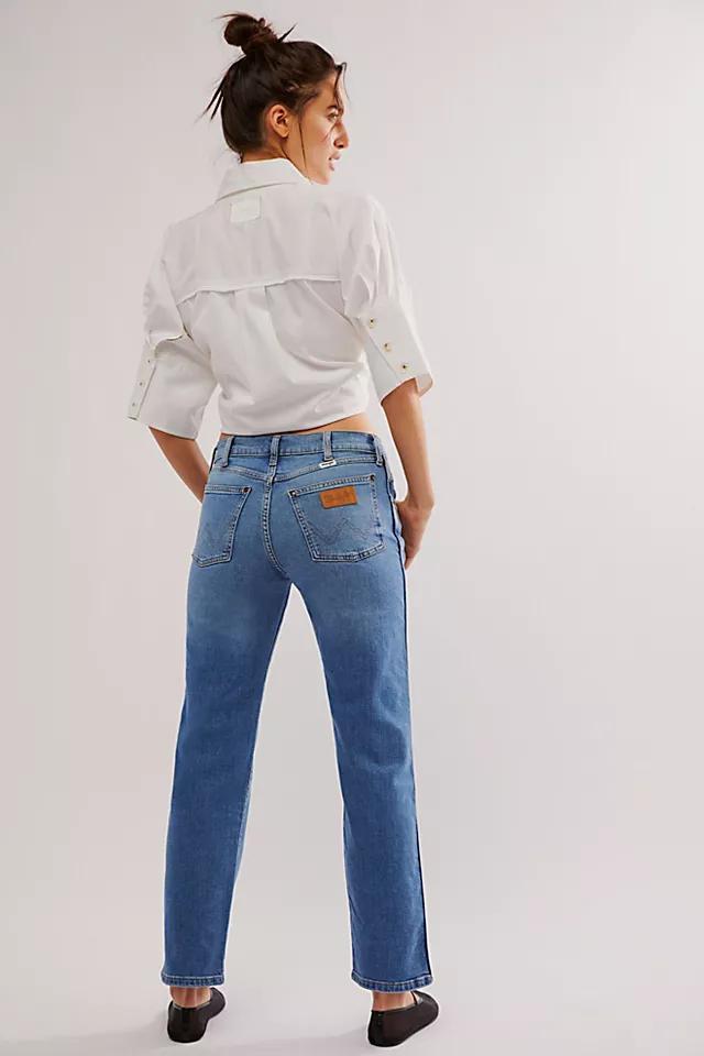 Wrangler Sunset Mid-Rise Straight Jeans Product Image