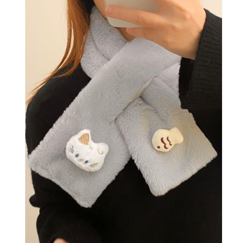 Cat Fish Chenille Scarf Product Image