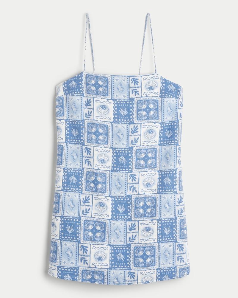 Eyelet Shift Mini Dress Product Image