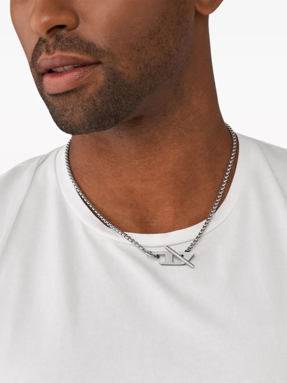 DIESEL Collana A Catena In Acciaio Inossidabile In Silver Product Image