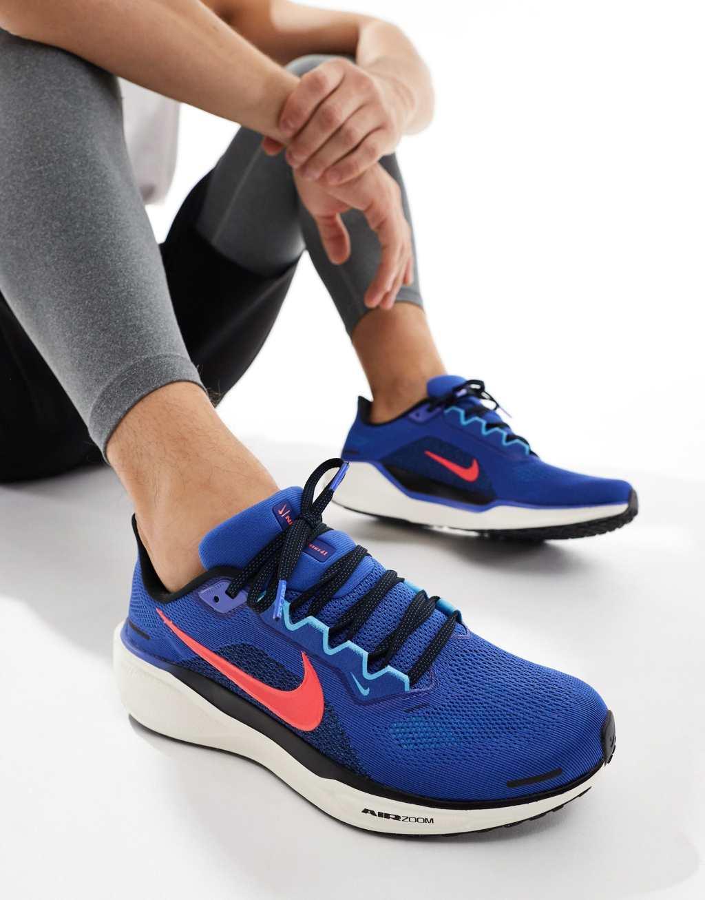Nike Running Air Zoom Pegasus 41 sneakers in blue Product Image