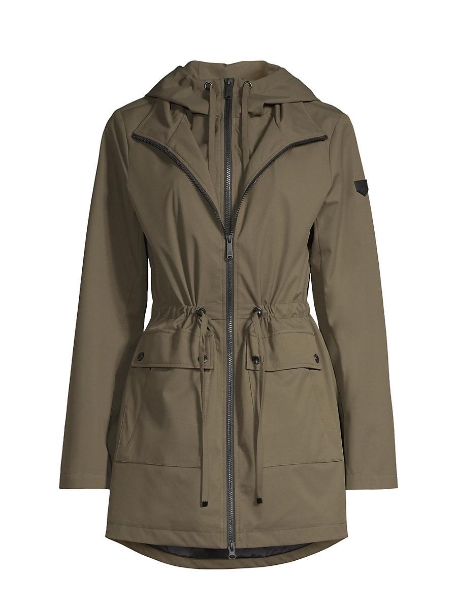 Womens Transitional Stretch Hooded Jacket Product Image