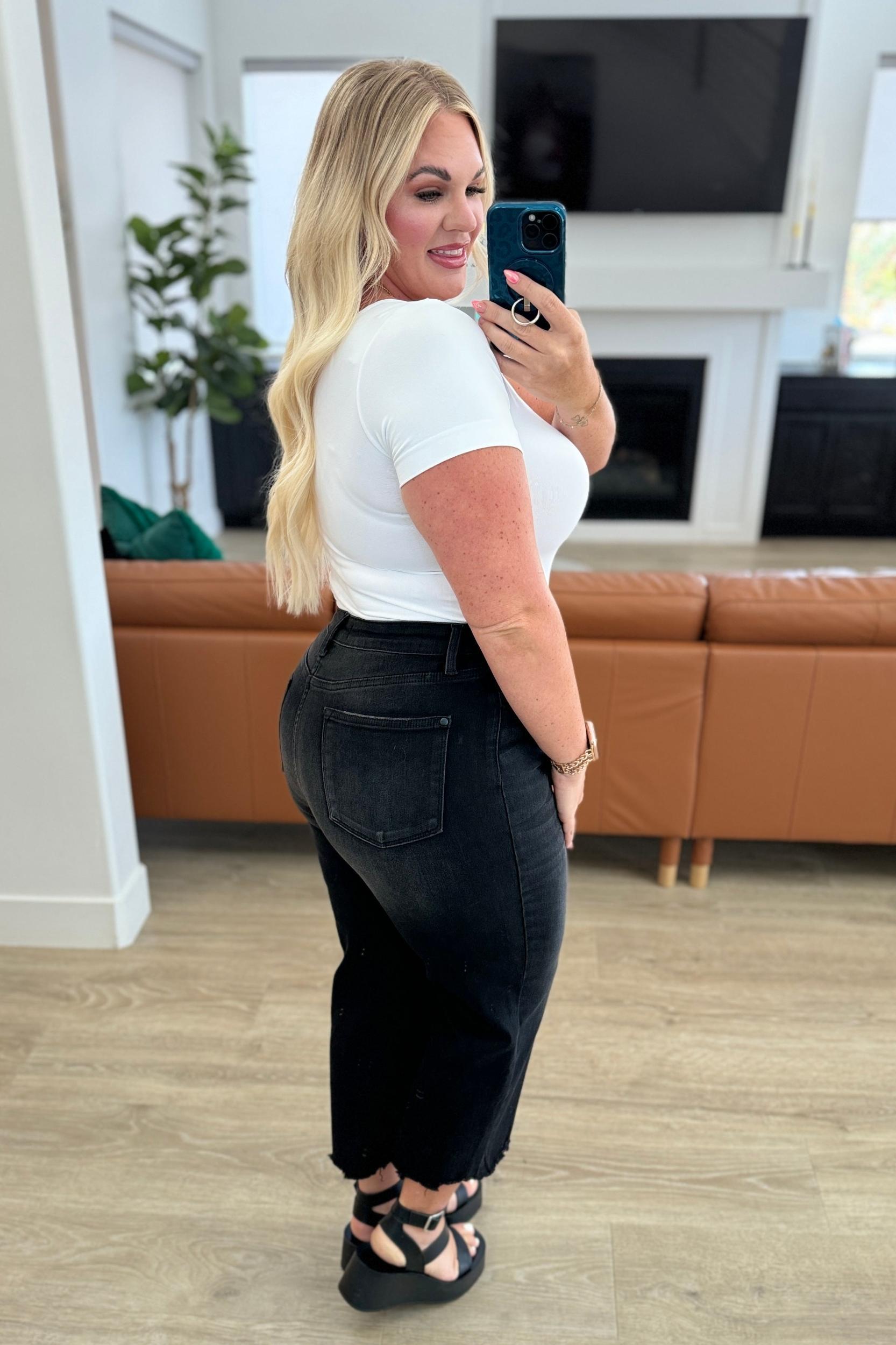 RYAN WIDE LEG CROP JEANS *FS Product Image