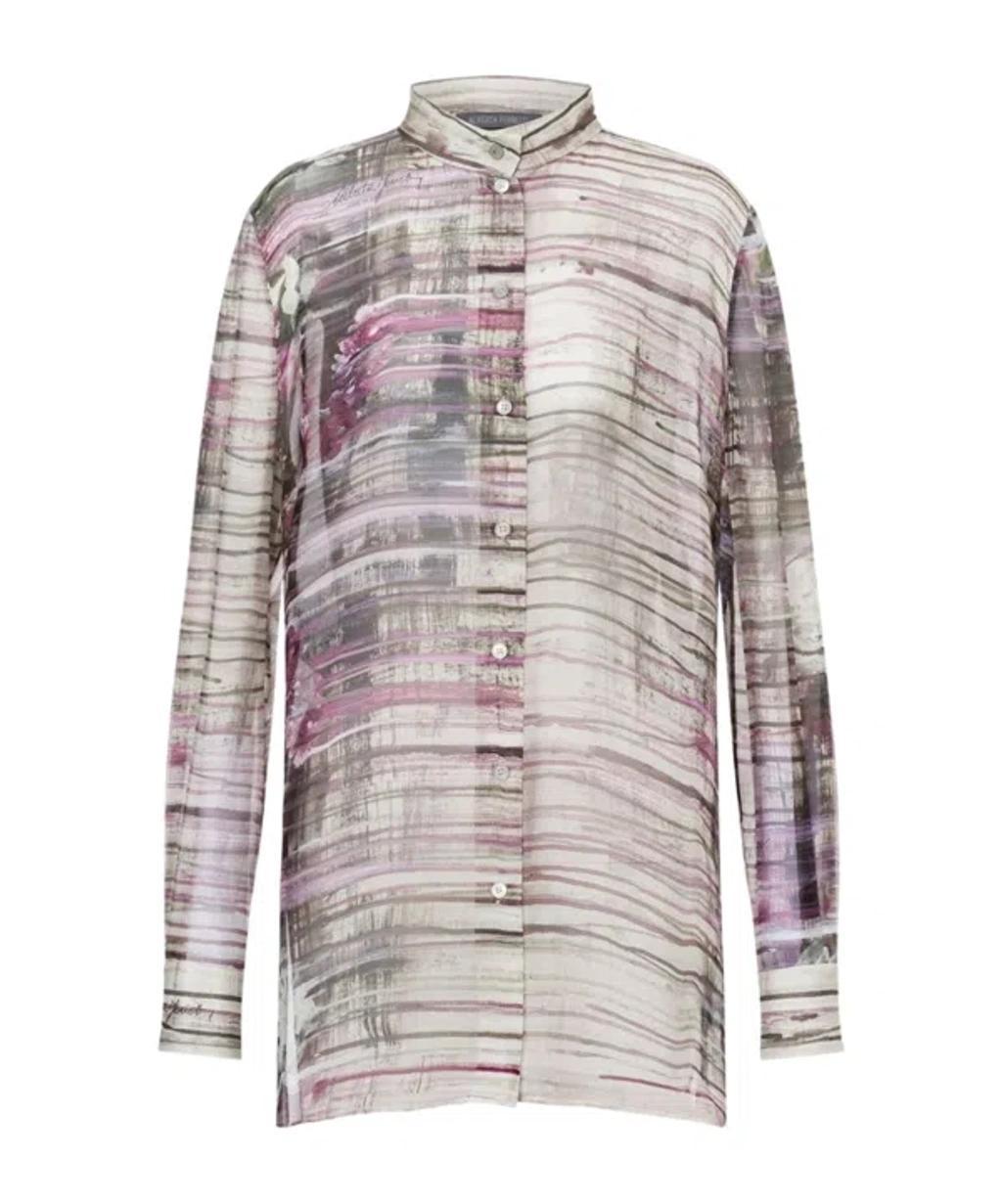 ALBERTA FERRETTI Long-sleeved Shirt In White Product Image