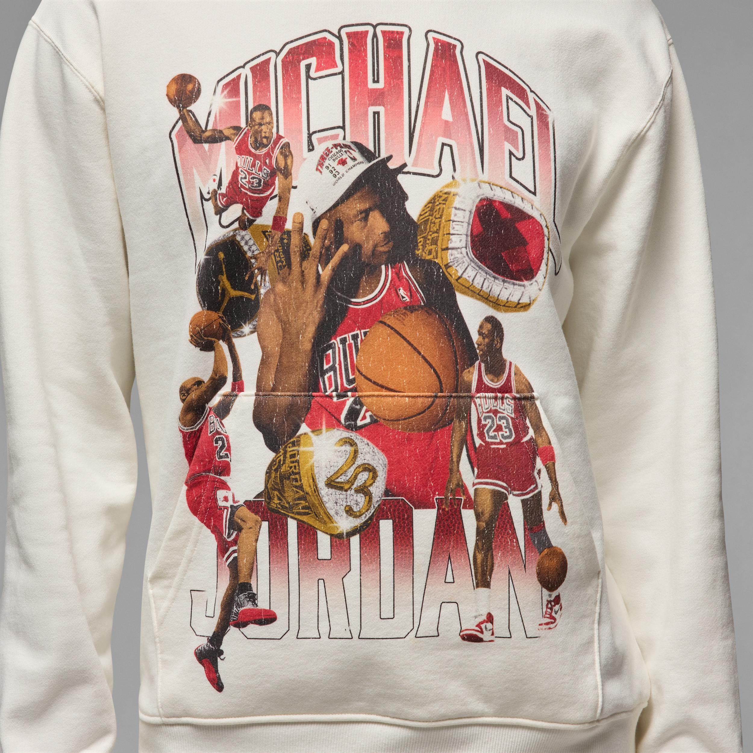 Men's Jordan Flight Fleece Graphic Pullover Hoodie Product Image
