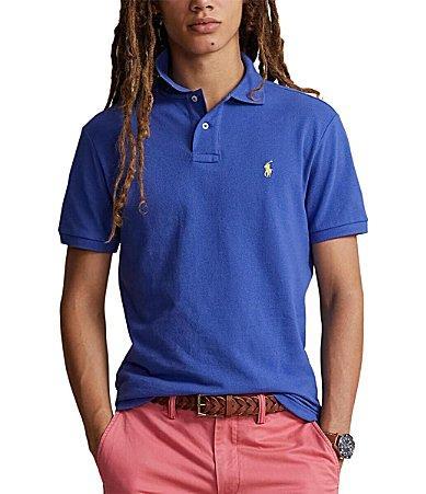 Polo Ralph Lauren Classic Fit Solid Cotton Mesh Polo Shirt Product Image