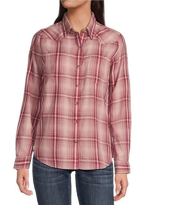 Ariat Billie Jean Spread Collar Long Sleeve Button Front Shirt Product Image