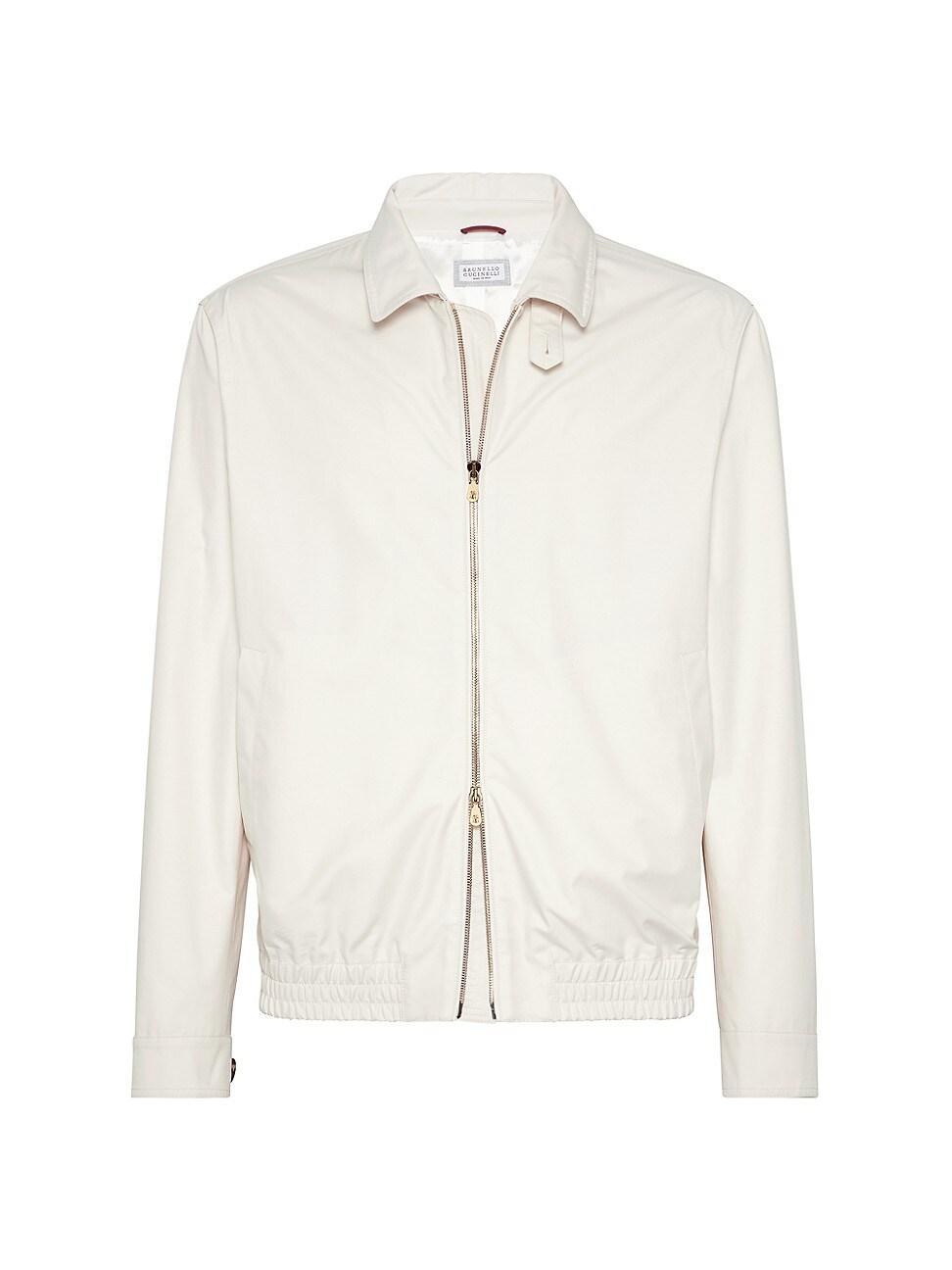 Men's Cotton-Polyester Bomber Jacket Product Image