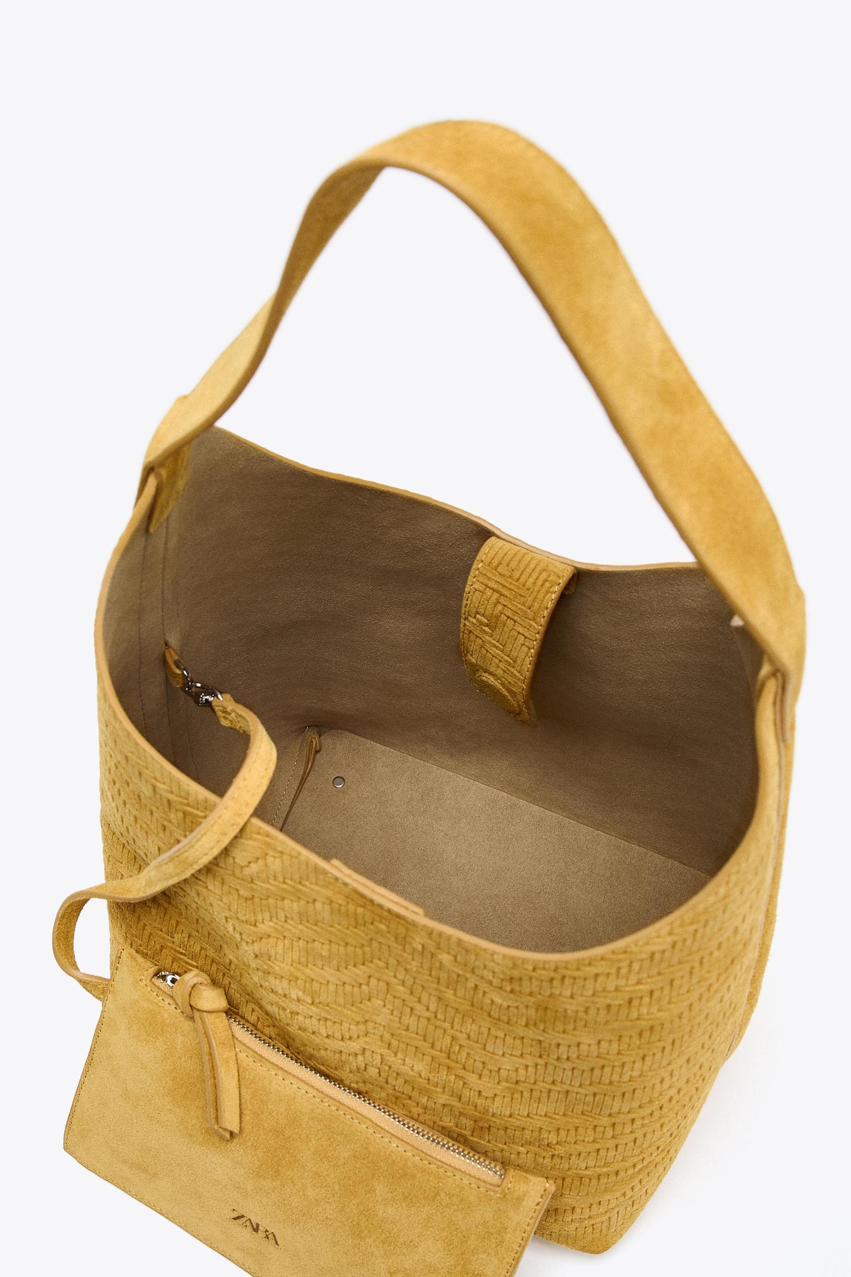 SPLIT LEATHER BRAIDED BAG Product Image