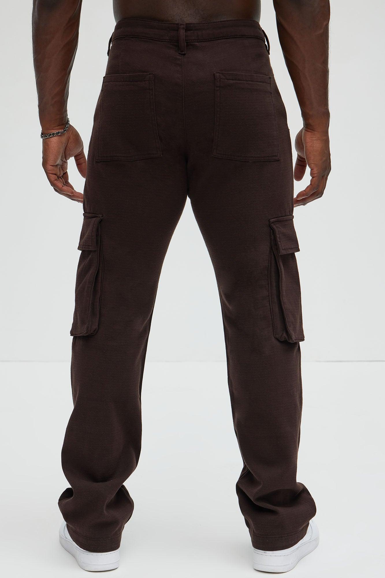 Daniel Straight Cargo Pants - Brown Product Image