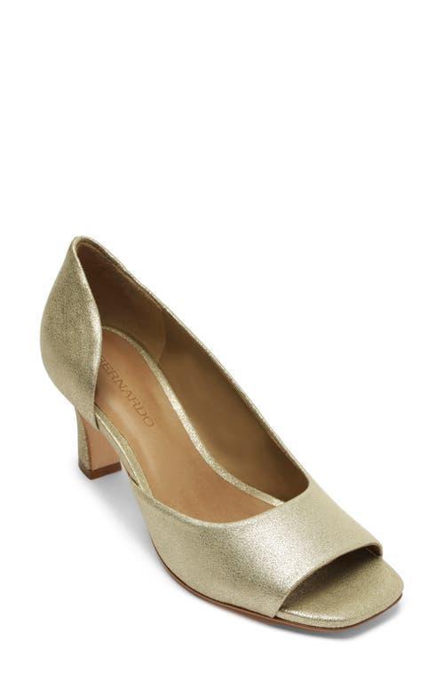 Womens Nieve Metallic Suede Peep Toe Pumps Product Image