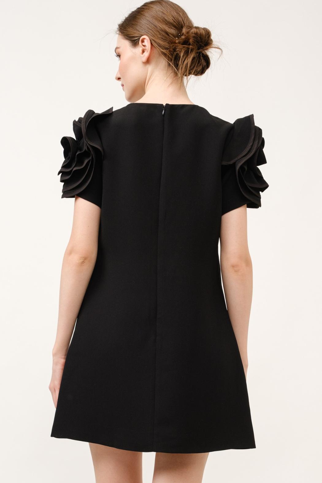 SS Ruffle Shoulder Dress Product Image
