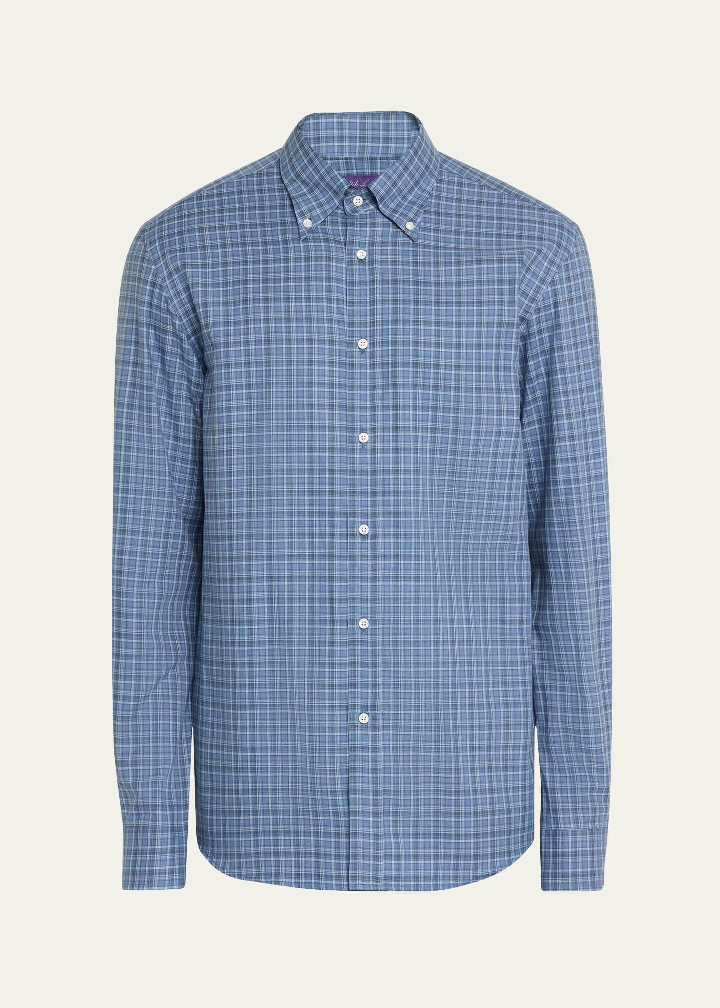 Mens Plaid Flannel Shirt Product Image