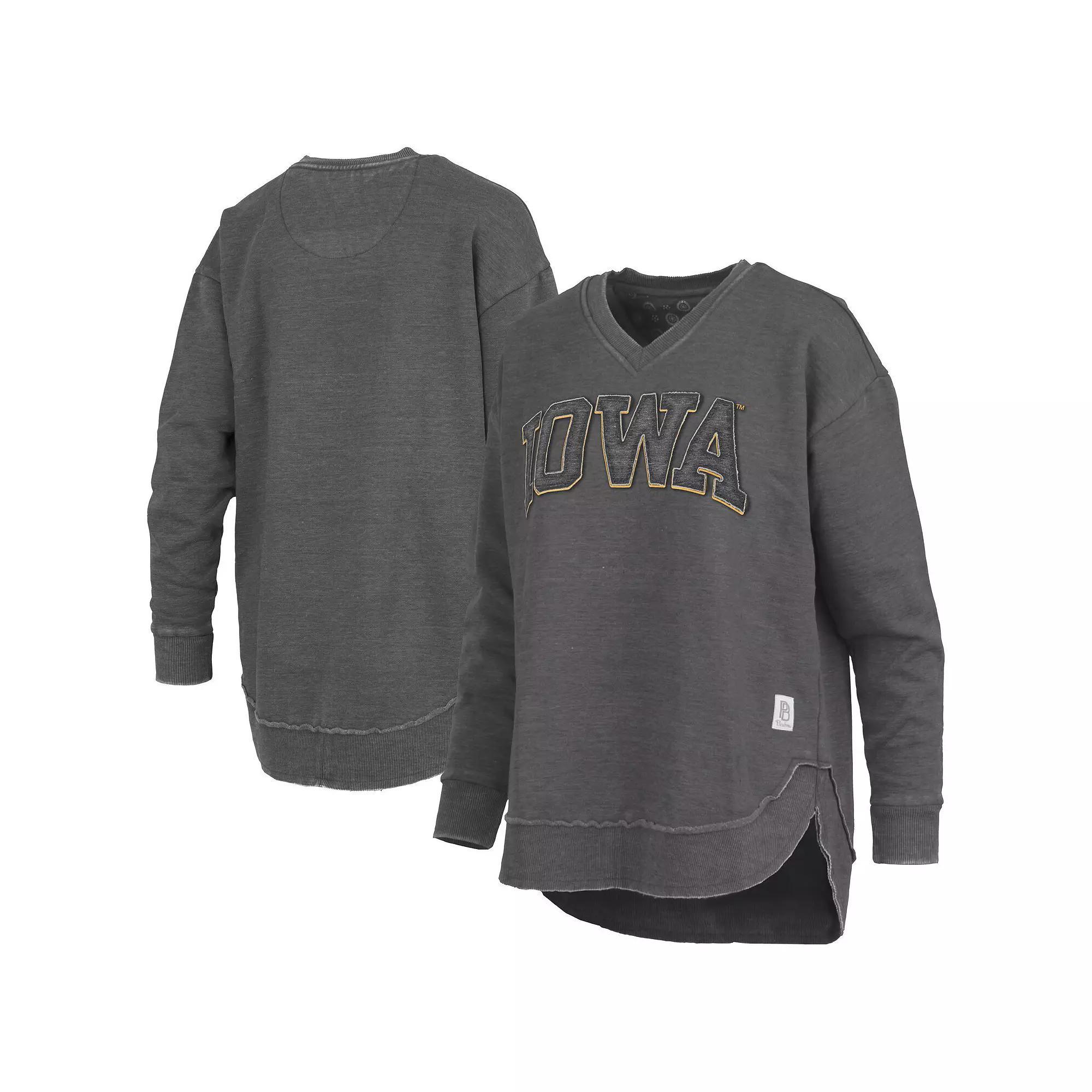 Women's Pressbox  Garnet Florida State Seminoles Westin Poncho V-Neck Pullover Sweatshirt, Size: Medium, Red Product Image
