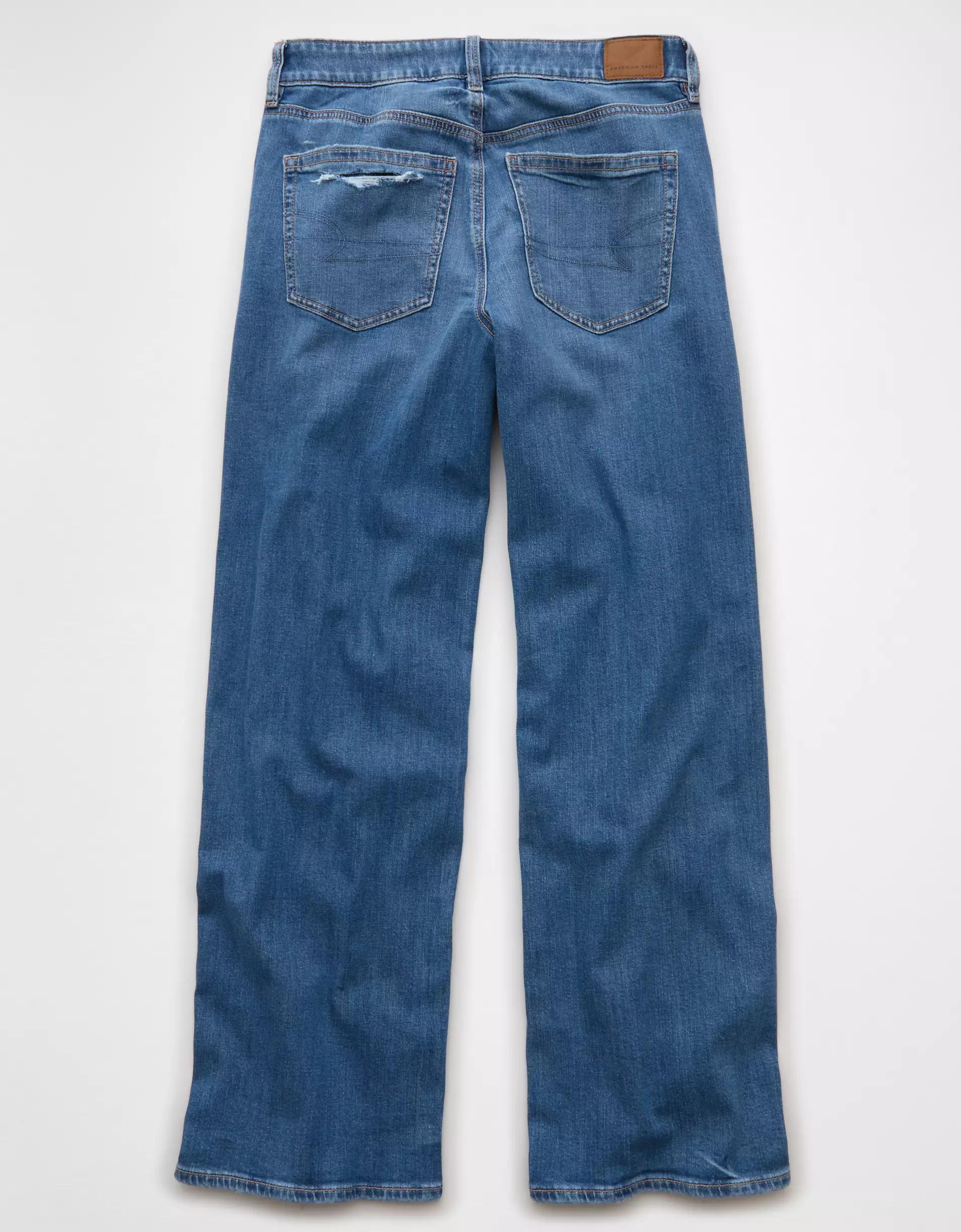 AE Stretch Low-Rise Baggy Wide-Leg Jean Product Image