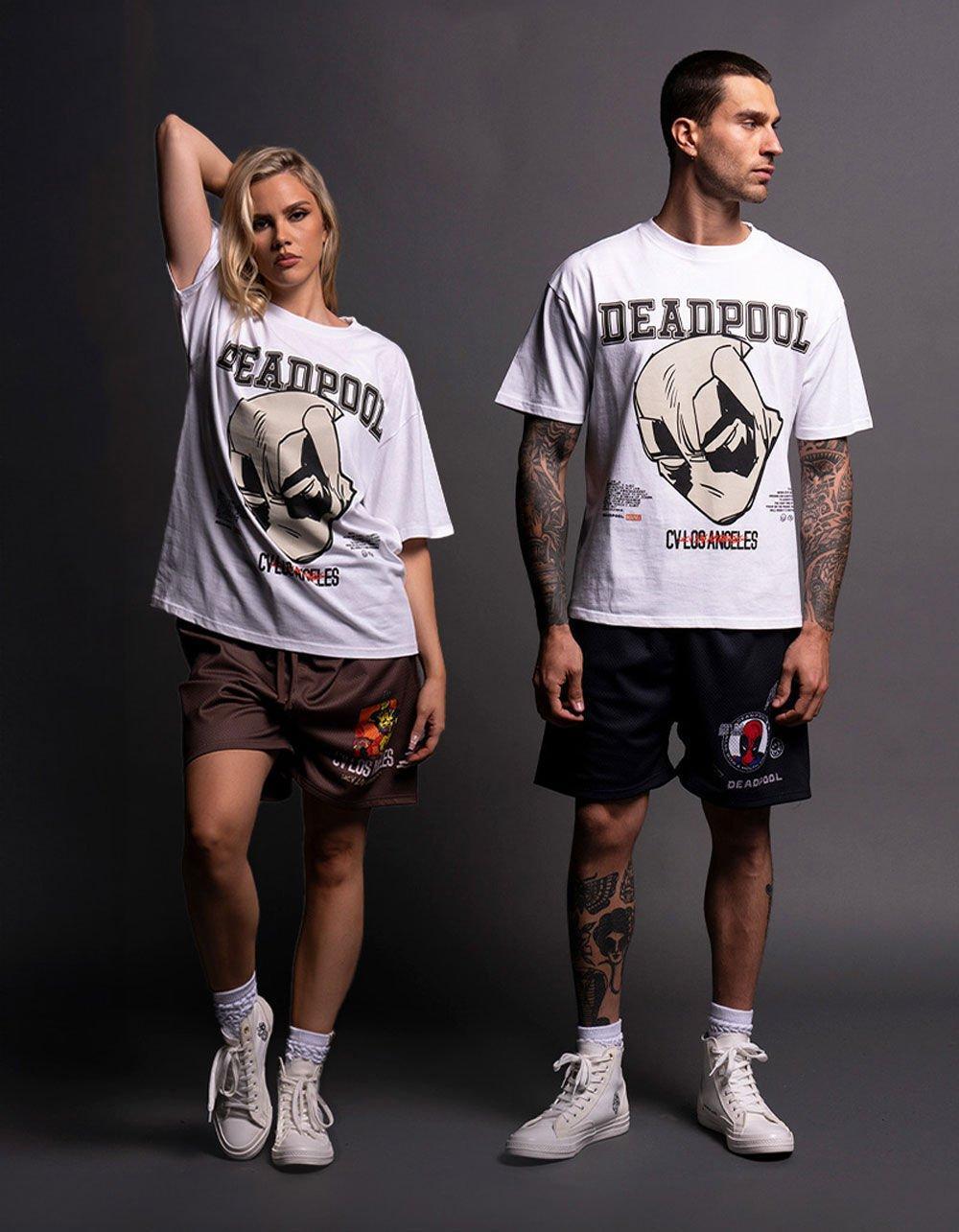 CVLA x DEADPOOL & WOLVERINE Dead Head Boxy Tee - WHITE Product Image