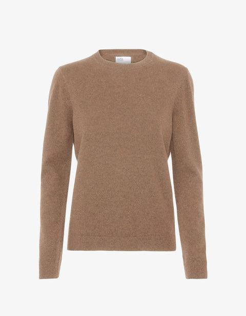 Women Light Merino Wool Crew - Magenta Blaze Product Image