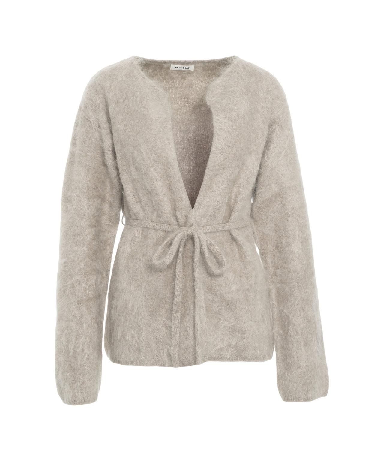 Brushed cashmere cardigan Product Image