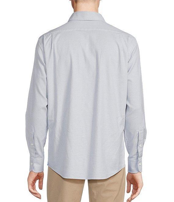 Cremieux Blue Label Micro-Stripe Oxford Long Sleeve Woven Shirt Product Image