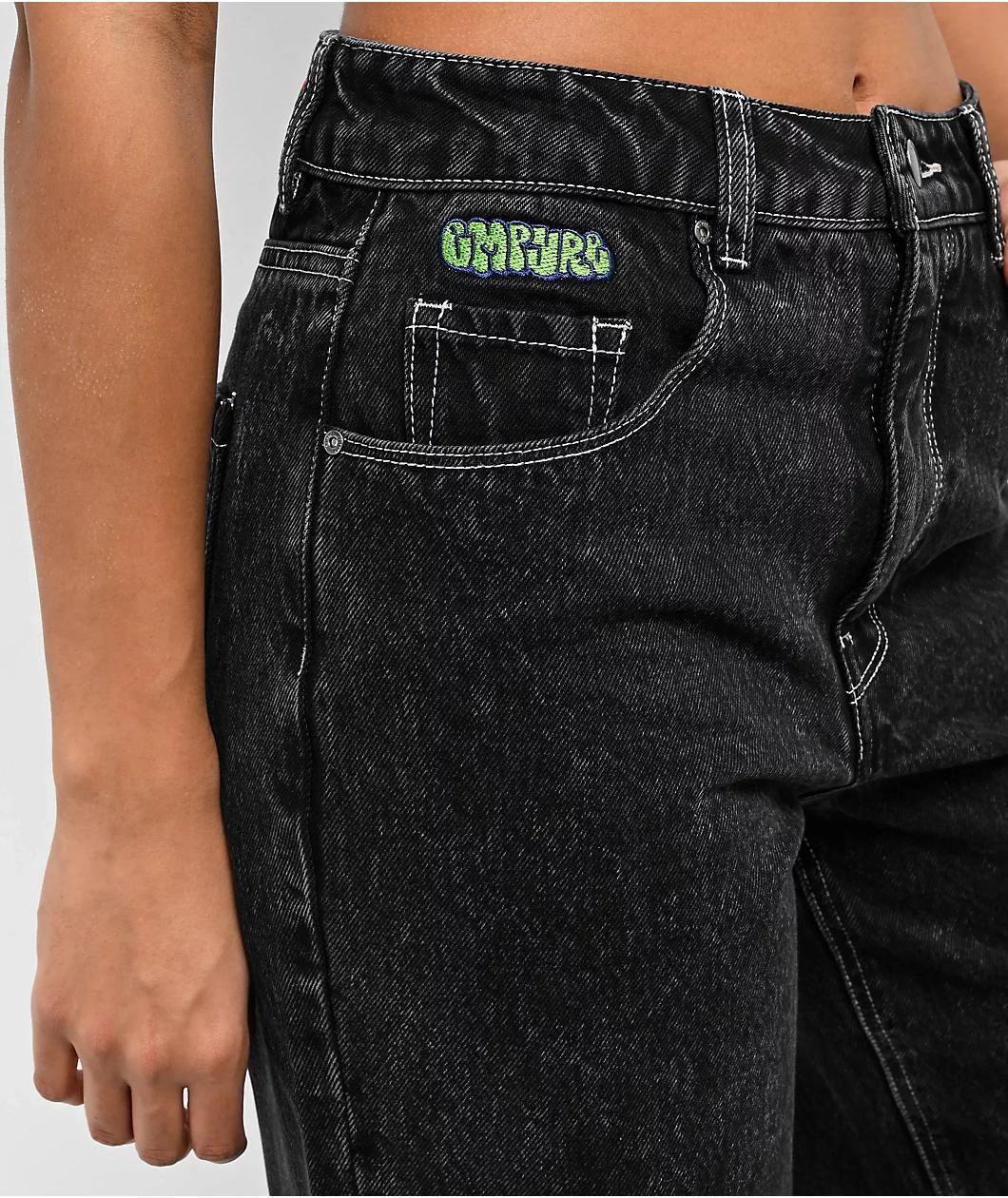 Empyre Tori Scorch Washed Black Skate Jeans Product Image