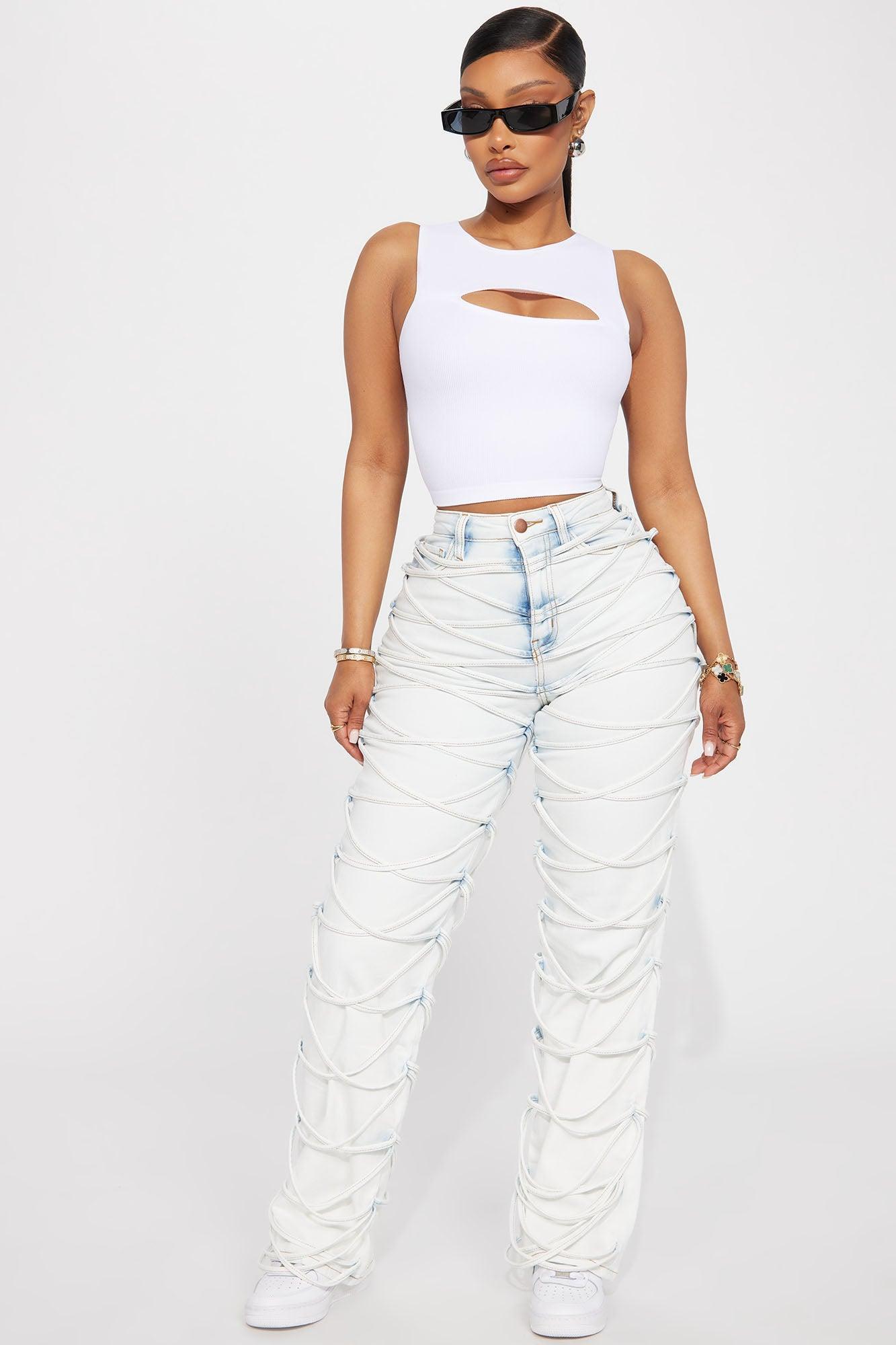 Chacen Cut Out Top - White Product Image